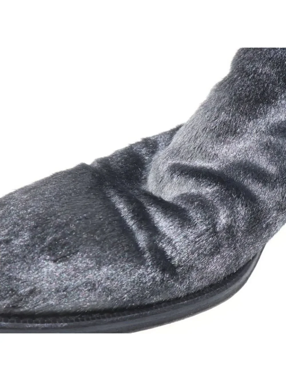 Louis Vuitton Halaco Side Gore Chelsea Boots Black Silver - Picture 6 of 6